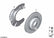 Genuine Front Brake Disc Set 5,6 & 7 Series - 34 10 6 898 731 & 34 10 6 898 732