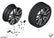 Used - Genuine MINI Alloy Black II solid (7,5Jx18 ET:50) - 36 10 5 A72 873